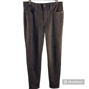 Banana Republic high-rise skinny brown denim soft polyester jeans size 29/8